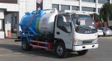 江淮駿鈴吸污車☆前白后藍