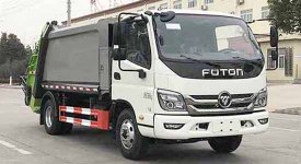 福田4-6壓縮式垃圾車(chē)