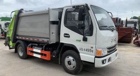 江淮4方壓縮式垃圾車(chē)☆藍(lán)牌